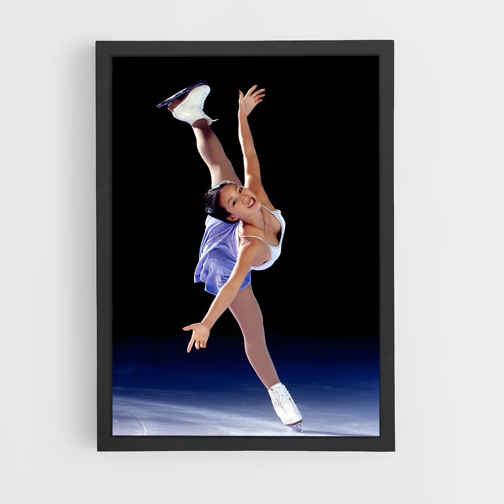Poster Michelle kwan – affiche Patinage artistique (vue 2)